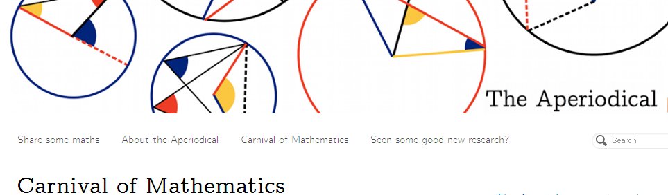 Carnival of Mathematics News